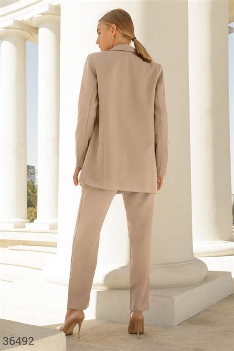 women's beige pant suits.